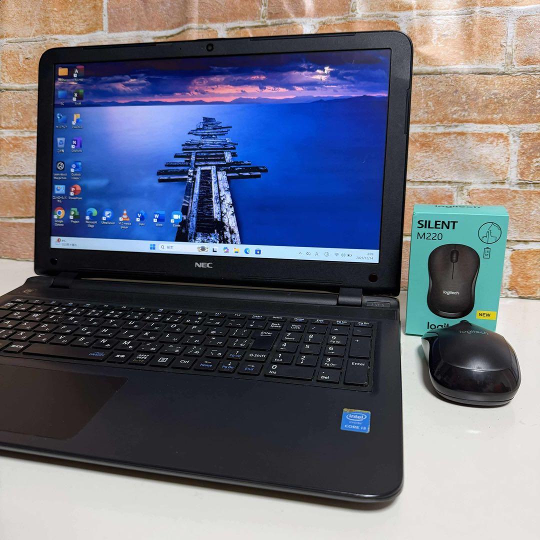 NECノート PC Webカメラ　SSDサクサク起動　Windows 11Pro