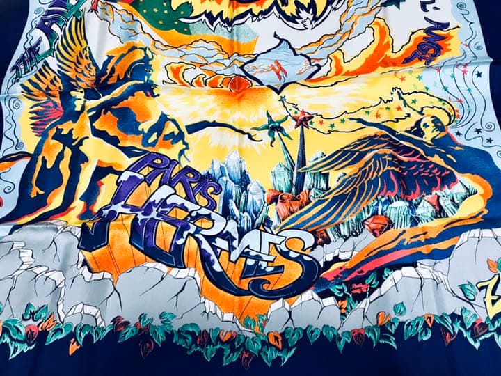 HERMES エルメス スカーフ THE ALFEE 25周年レディース