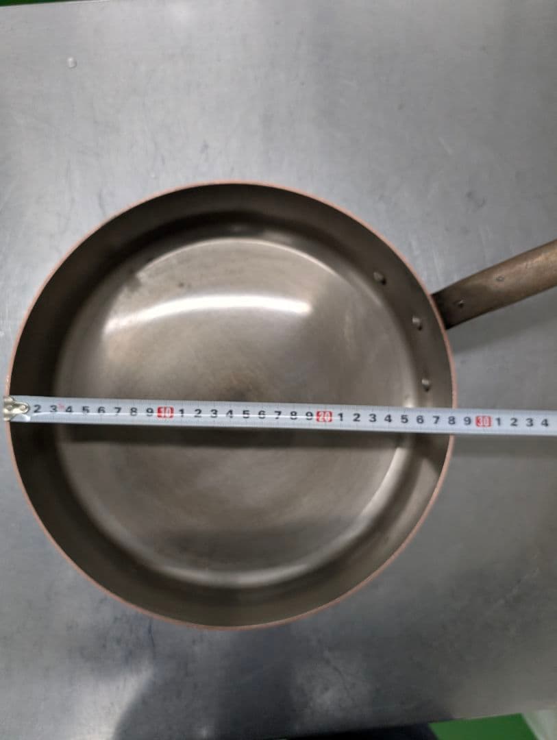 アンティーク　銅製 片手鍋 約28cm