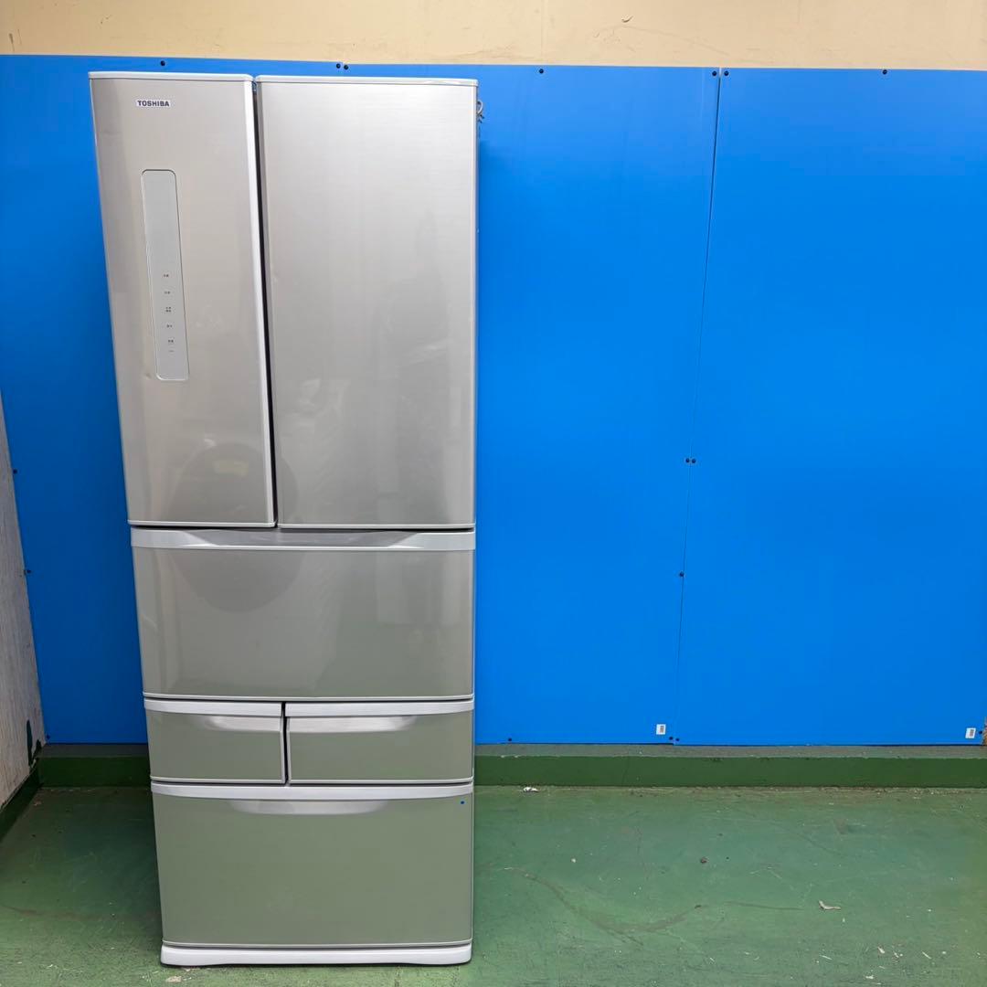 634 大型冷蔵庫　6ドア　観音開き　フレンチドア　500L〜600L 自動製氷