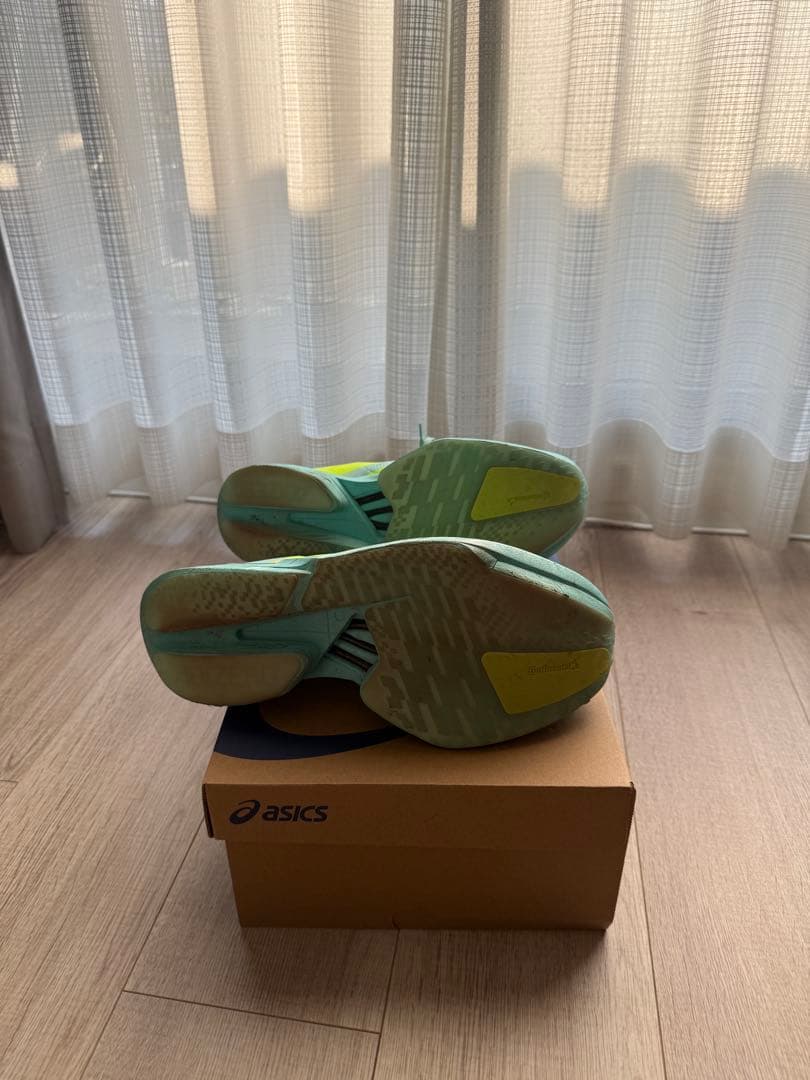 adidas アディオスプロ4 走行98km 状態良好　水色