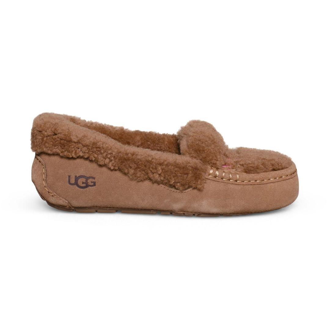 新品アグ UGG ANSLEY BRAID アンスレー ブレイド モカシン