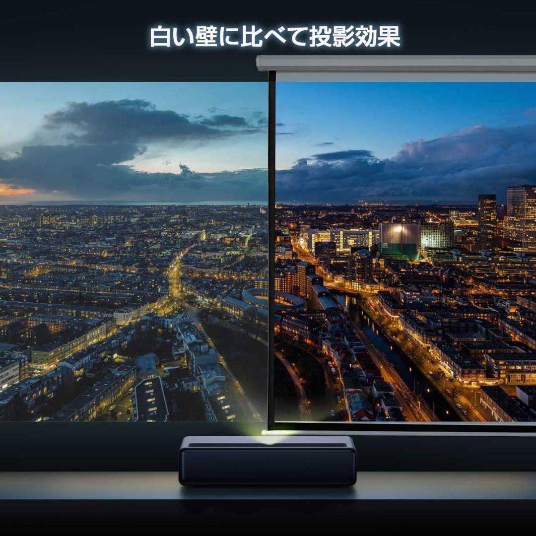 【開封・未使用】 プロジェクター スクリーン 84インチ 4：3 4K 自立式