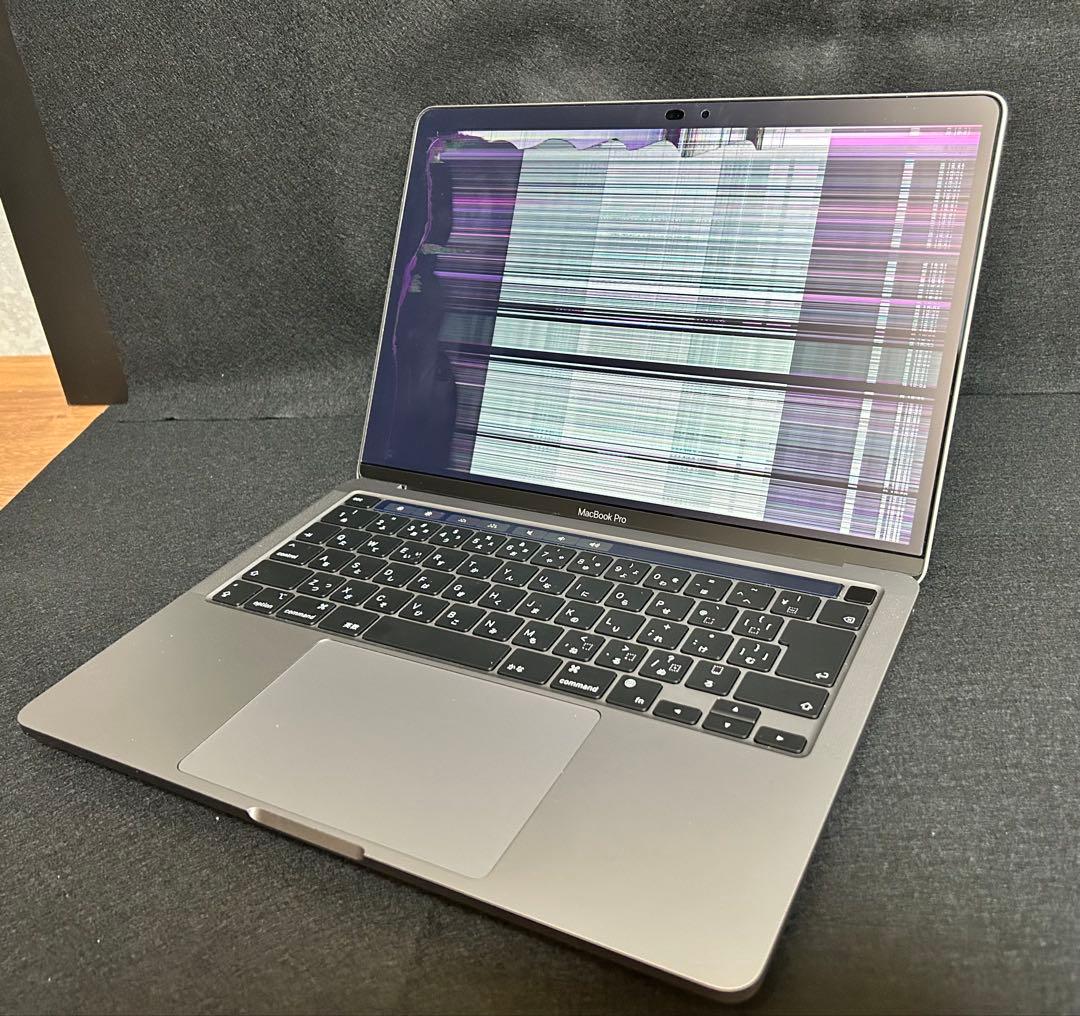 【ジャンク品】MacBookPro 13インチ M1 2020 画面割れ