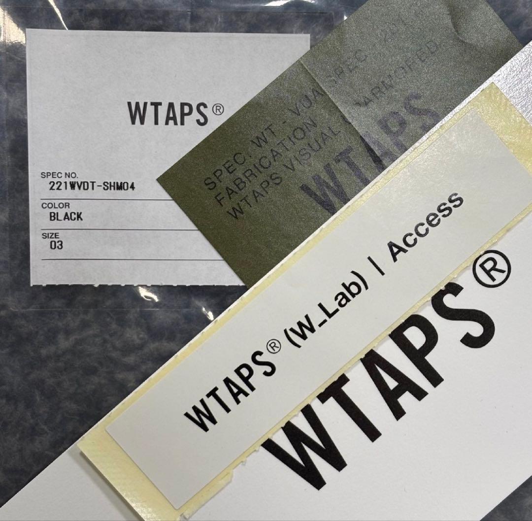 希少WTAPS SCOUT LS NYCO.TUSSAH Black L