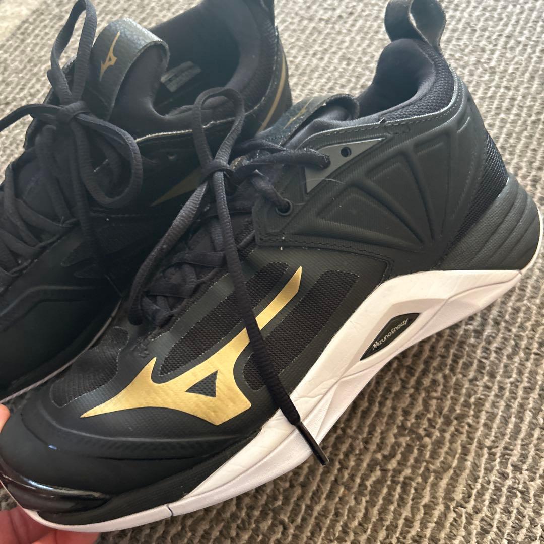 ミズノ 25,5 センチ　バレーボール ウェーブモーメンタム 2