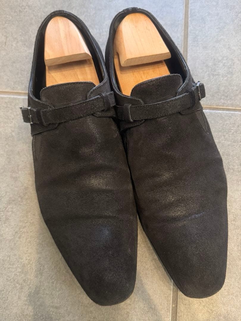 即日発送　LOUIS VUITTON ブラック ドレスシューズ 26.5