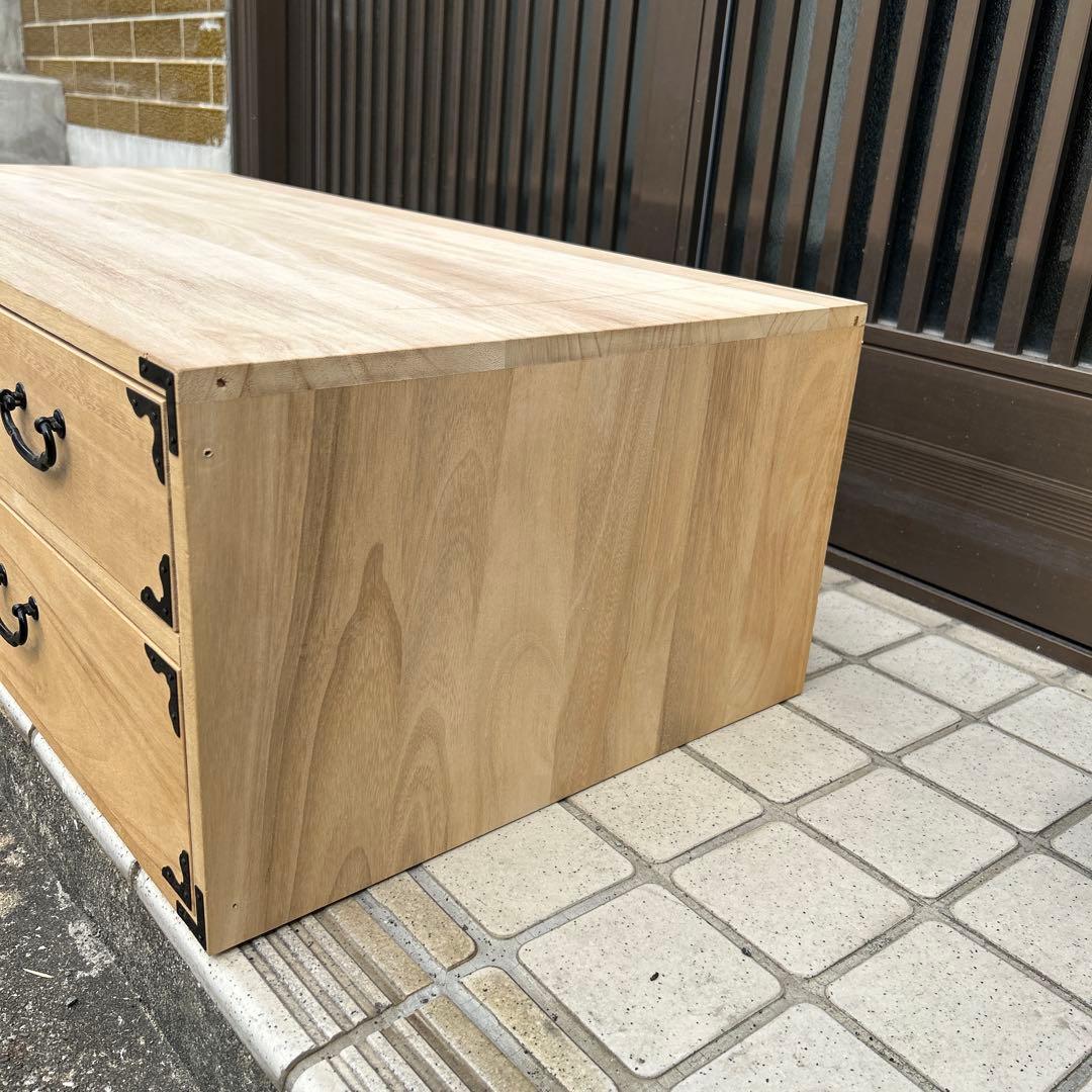 【レトロ】桐箪笥　天然木　③