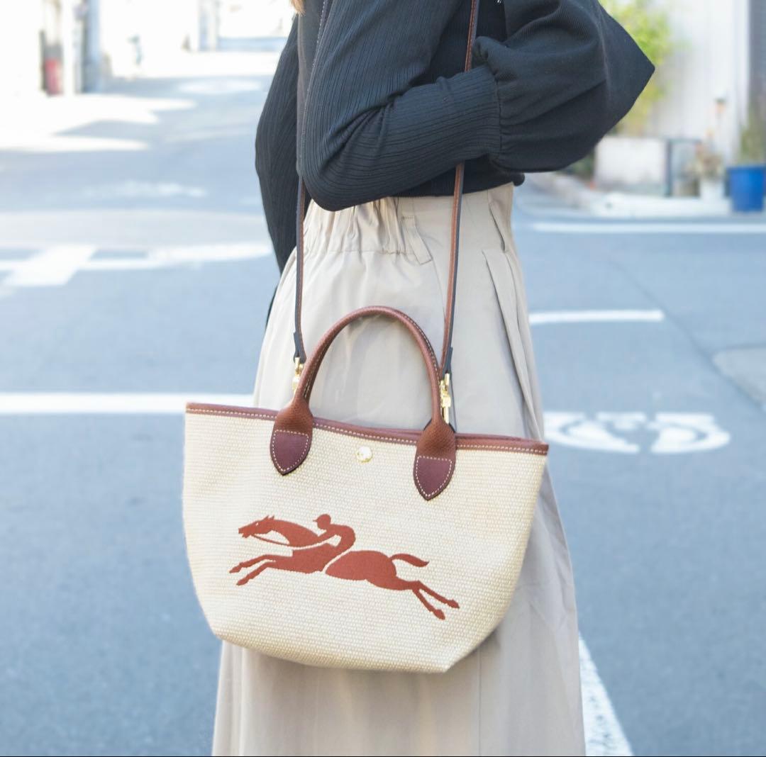 【美品】ロンシャン かごバッグ