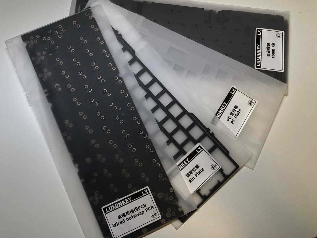 LUMINKEY60 LX BLACKOUT WK 自作キーボード