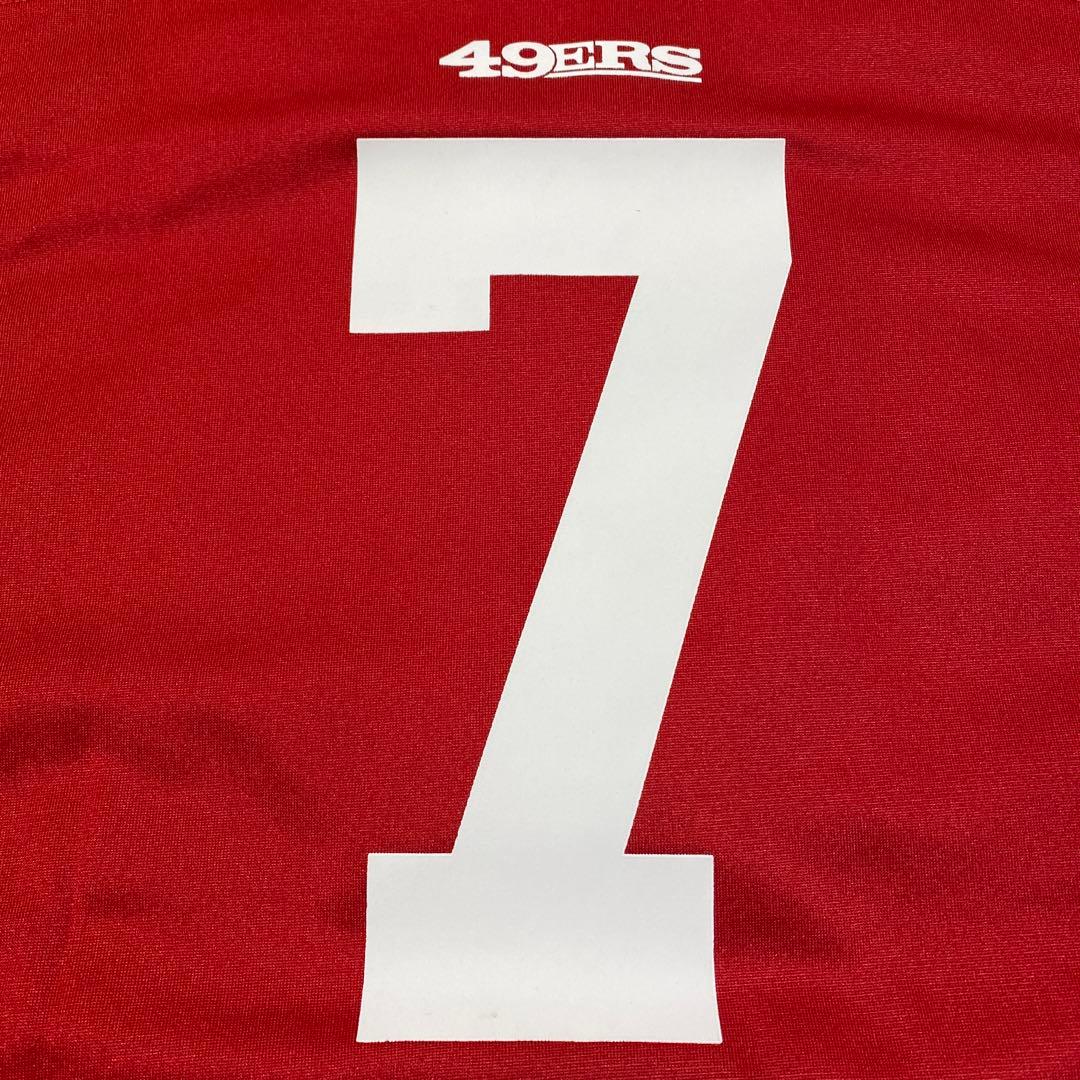 訳有ほぼ未使用 説明必読 NFL 49ERSキャパニック ジャージ ミニヘル付