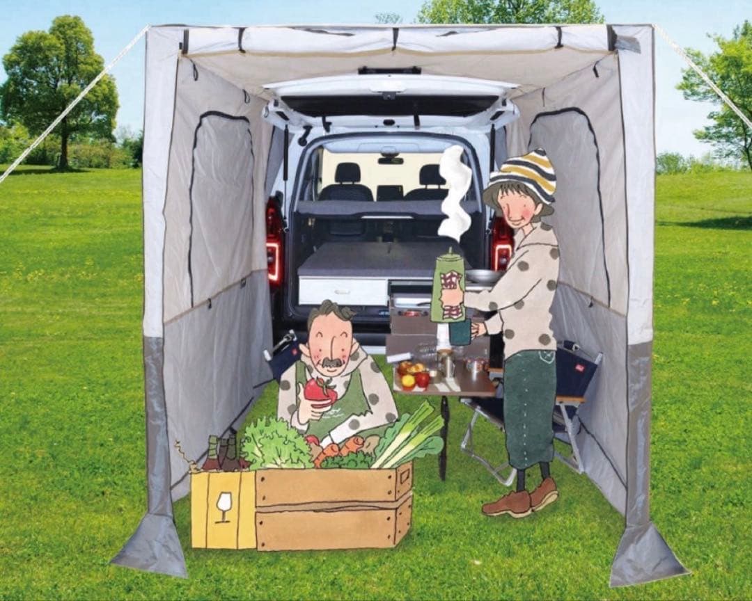 【ベルランゴ　リフター　ドブロ】専用　リアゲートテントCAMP STAR 新品