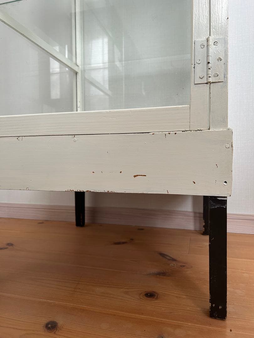 アンティーク　レトロ　ガラスショーケース