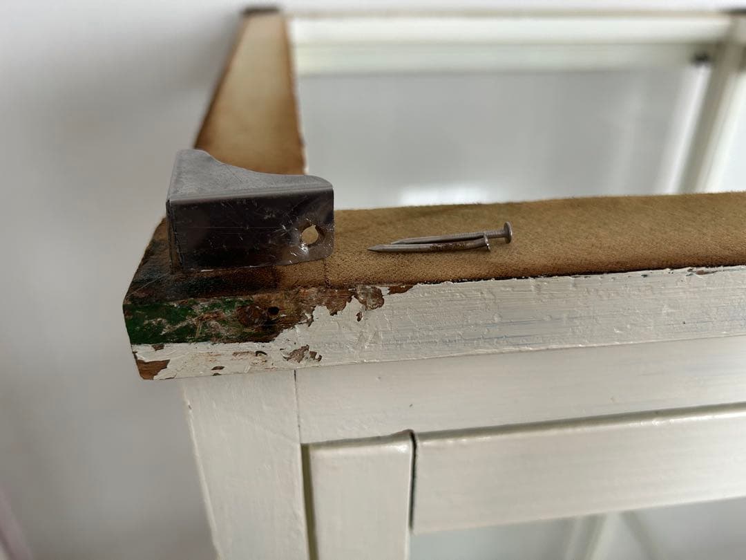 アンティーク　レトロ　ガラスショーケース