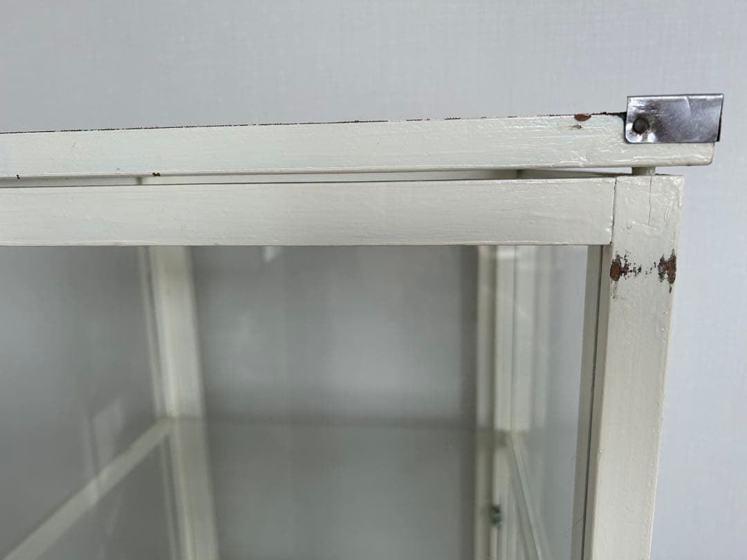 アンティーク　レトロ　ガラスショーケース