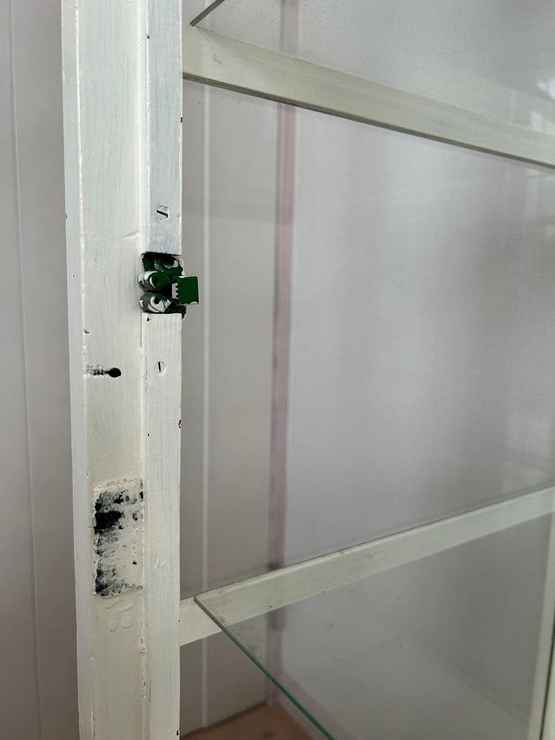 アンティーク　レトロ　ガラスショーケース