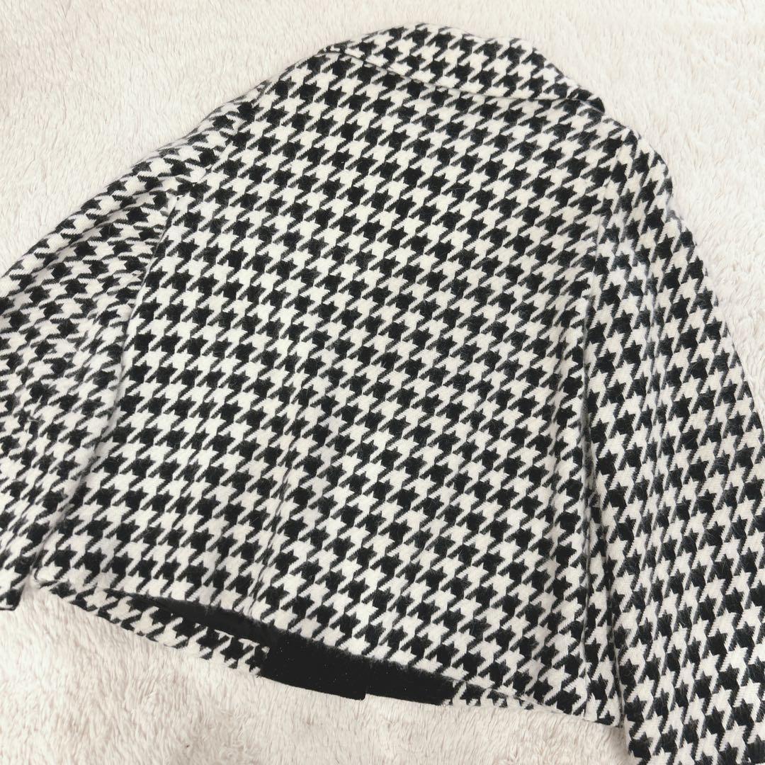 M'S GRACY エムズグレイシー アンゴラ混千鳥ショートコート 40