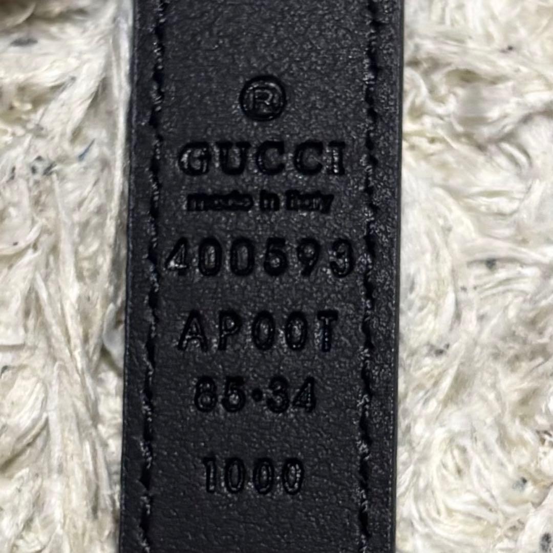 未使用級✨ GUCCI ダブルG ベルト マーモント レザー レディース