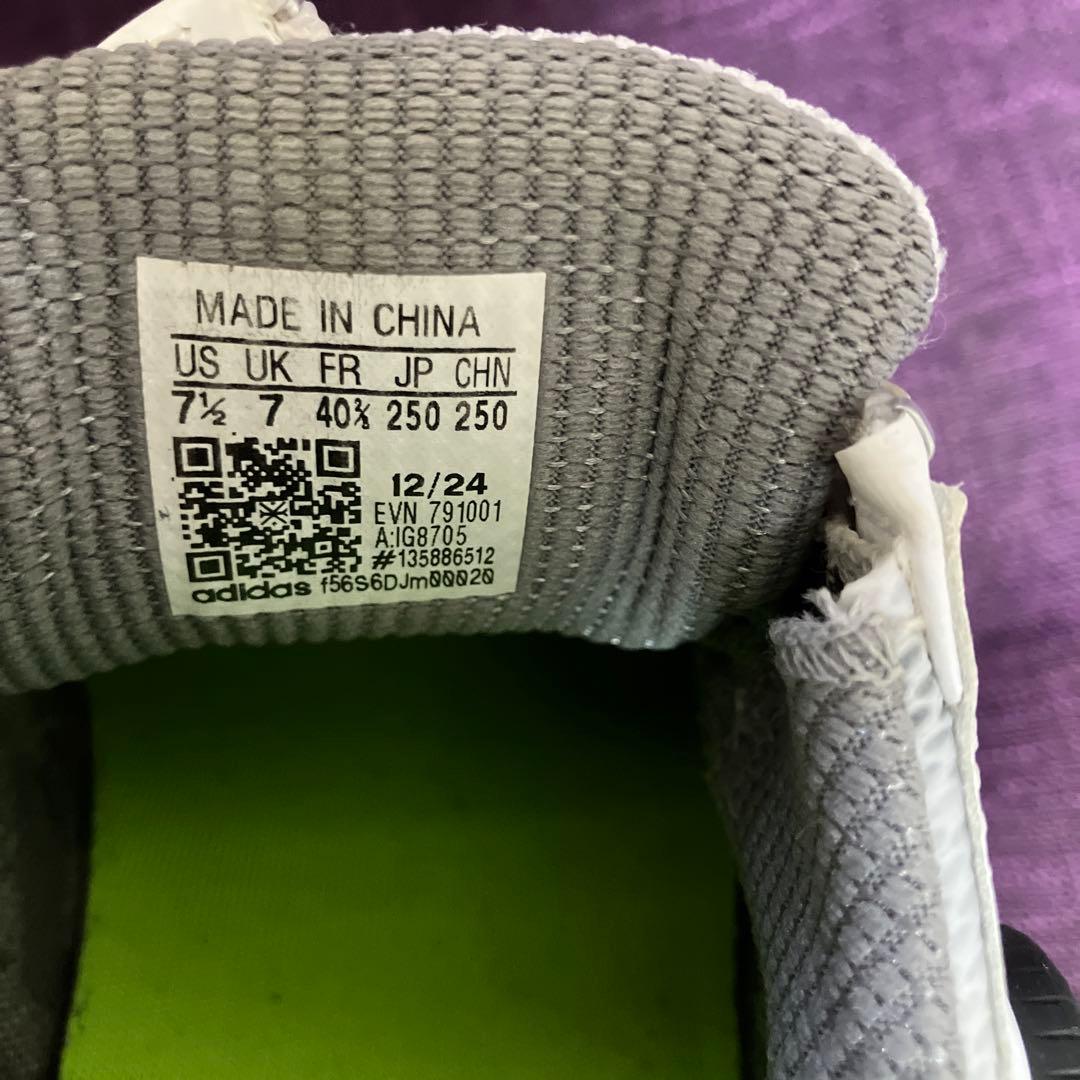 ゴルフシューズ adidas コードカオス25 ホワ✖️グリーン 25センチ