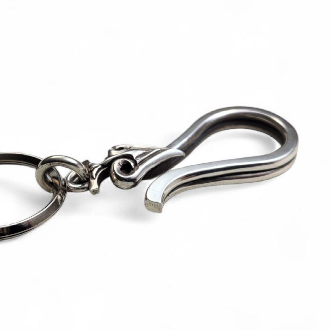 スペードフックキーチェーン キーリング付き silver925 シルバー925