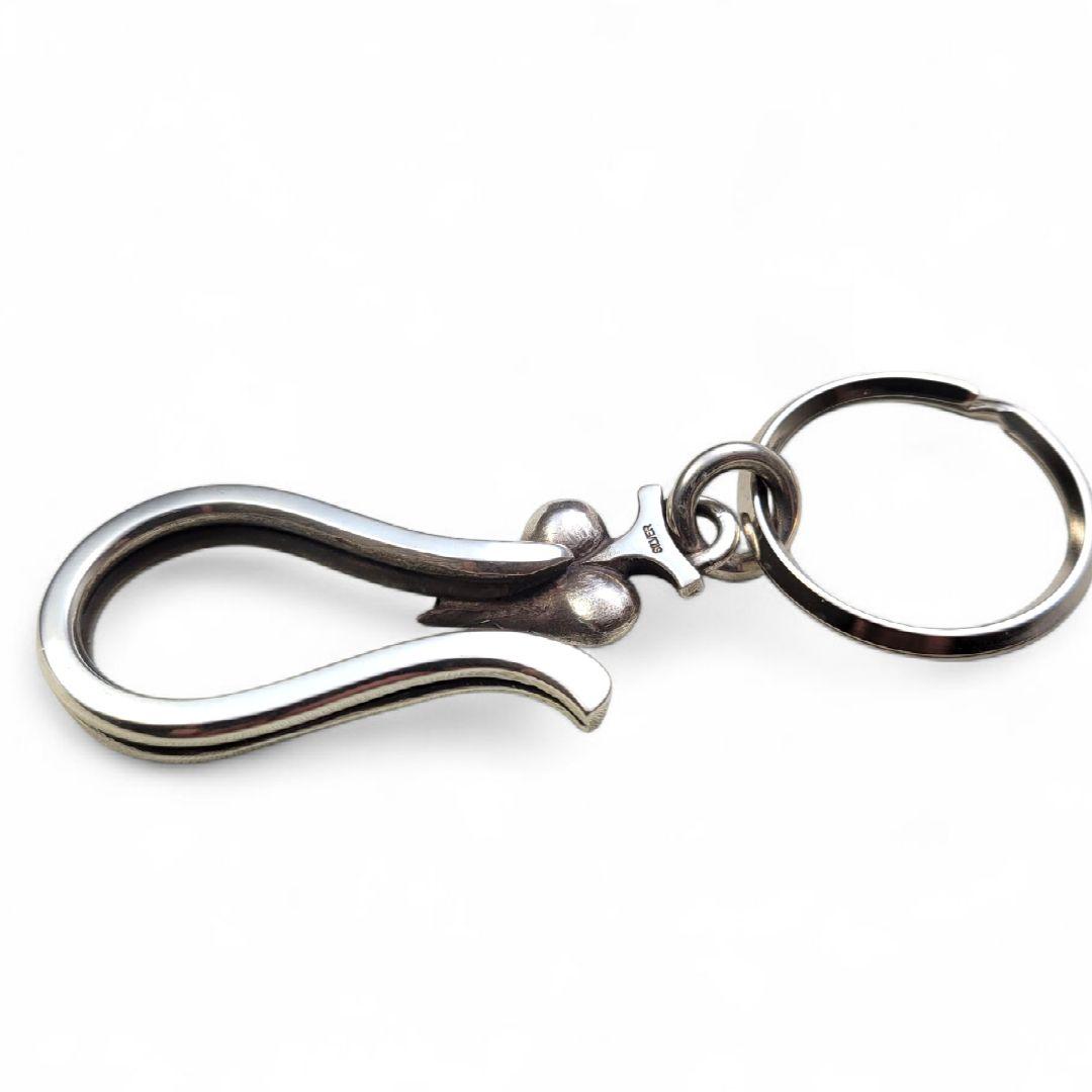 スペードフックキーチェーン キーリング付き silver925 シルバー925