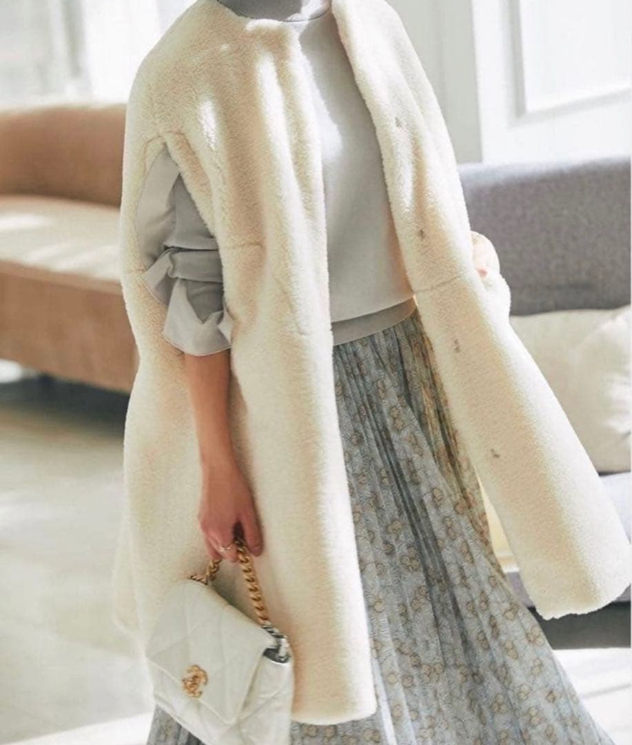 美品✨完売品　SEVENTEN ロングケープ　ファージレ　セブンテン