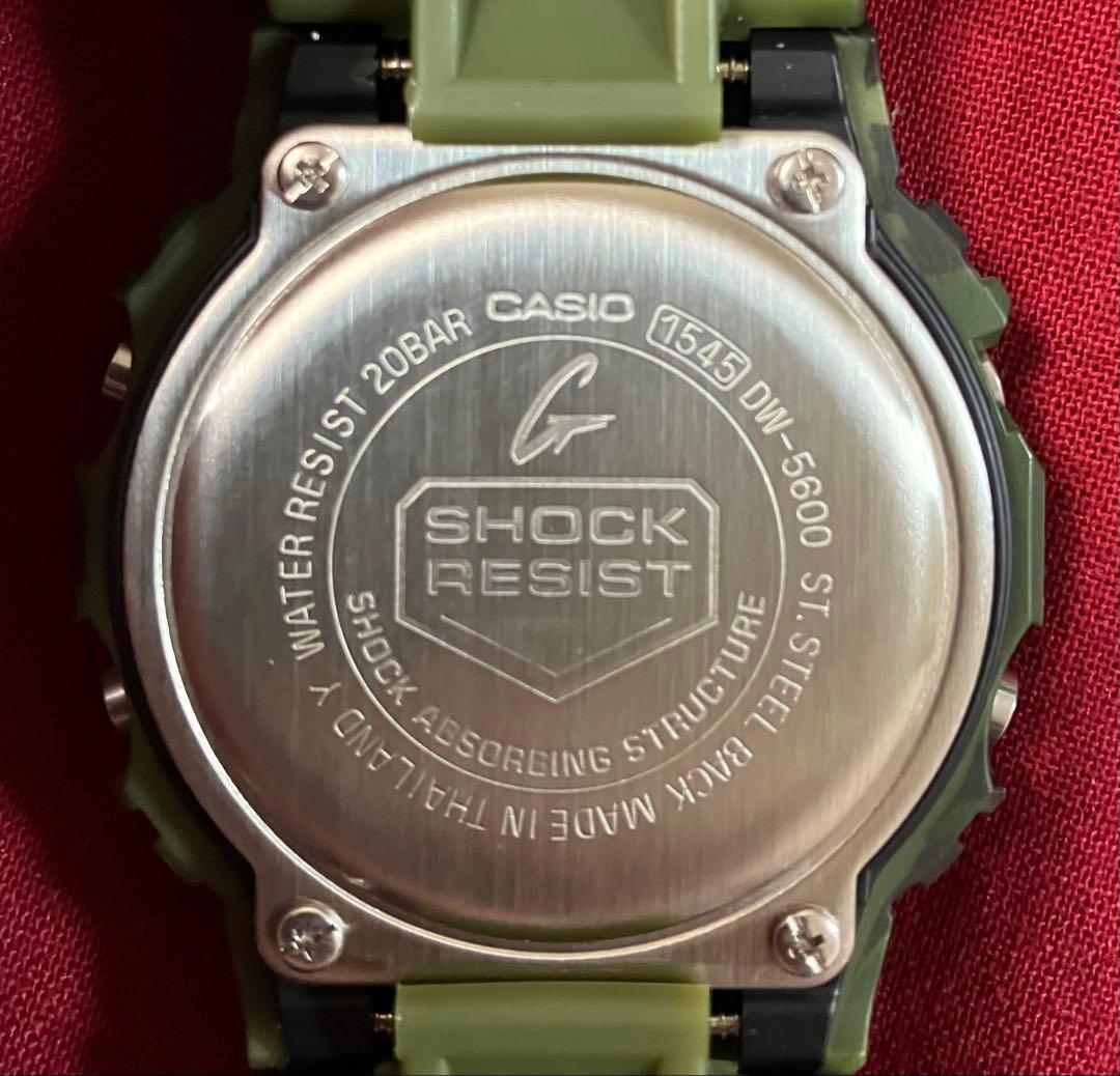 【新品未使用】CASIO G-SHOCK Ｇパイソン　DW-5600 緑迷彩