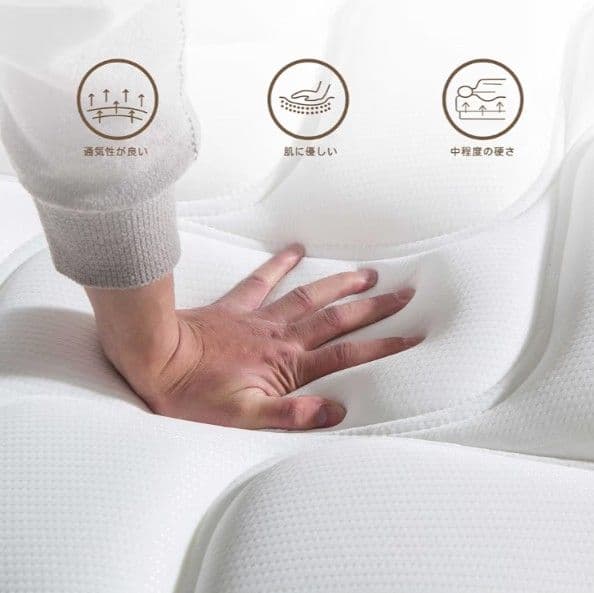 【未開封】シングル　マットレス97cm 極厚20cm 独立ポケットスプリング