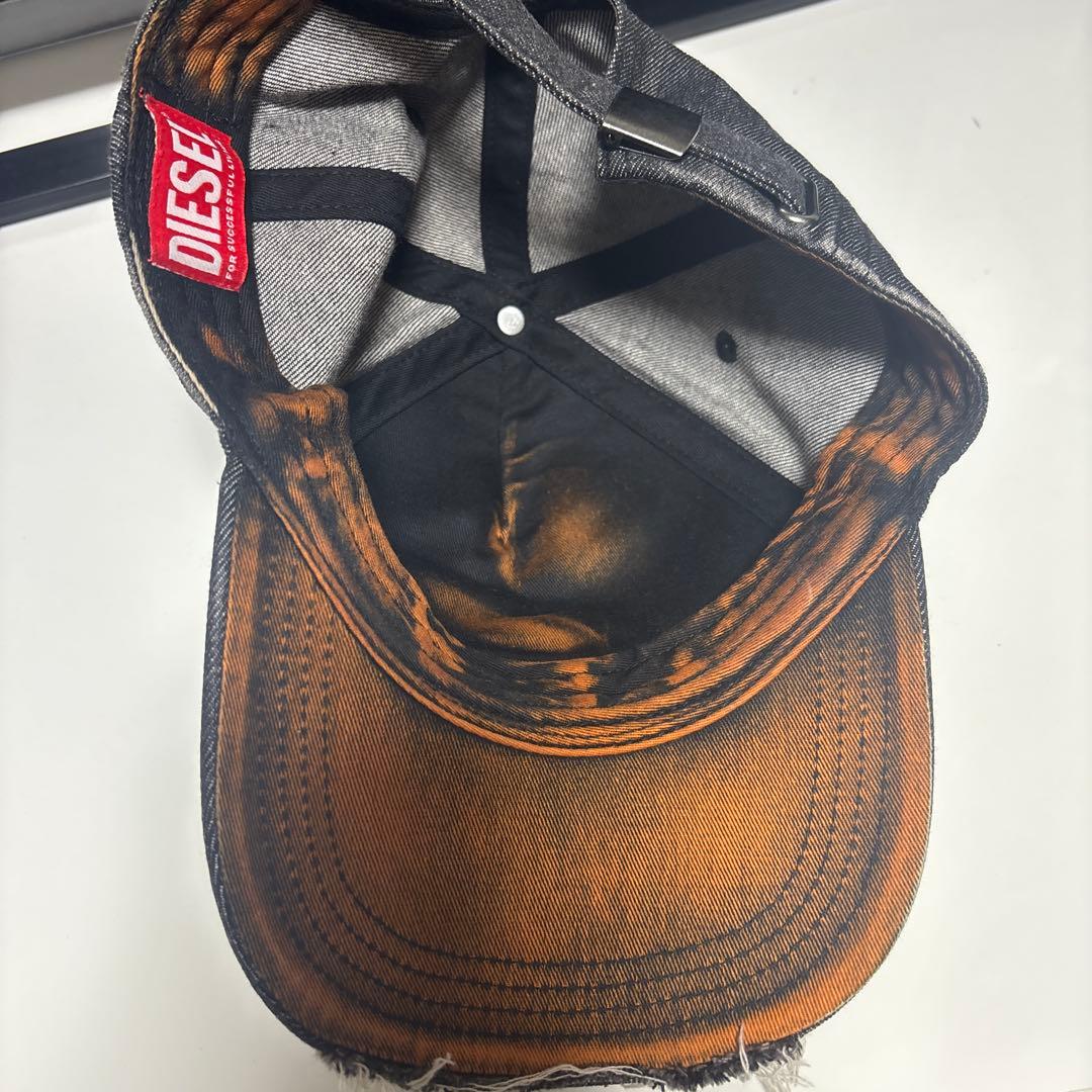 DIESEL ブラック ベースボールキャップ　 C-Seymon-Black