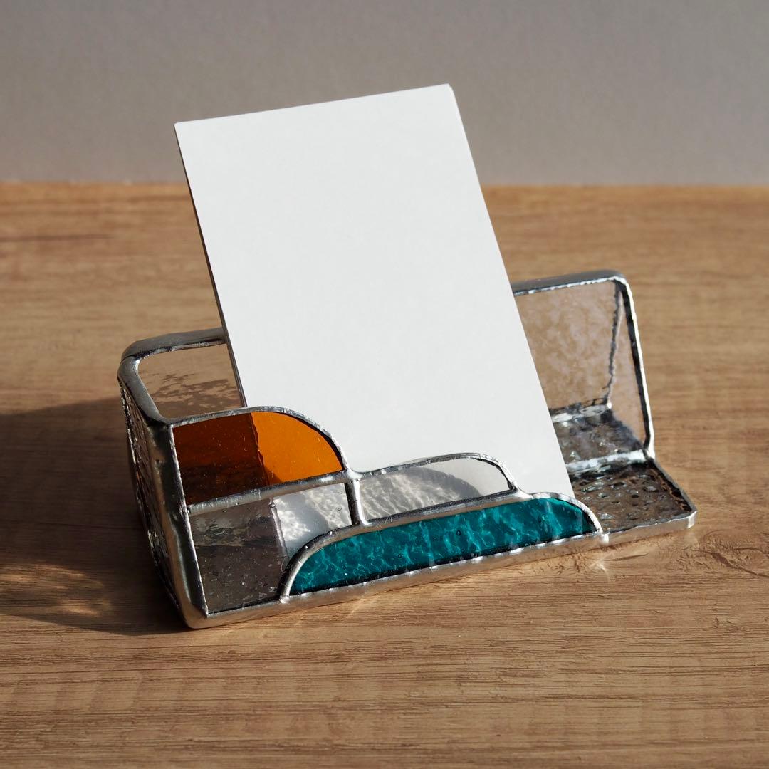 ※そらそらページ ステンドグラス製カードスタンド／フォトフレーム