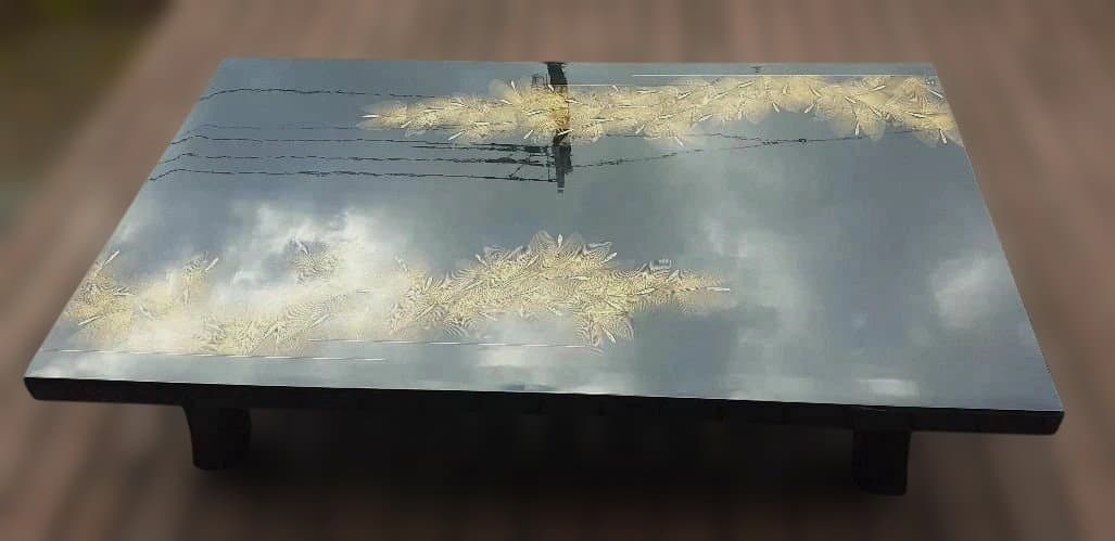 漆塗り座卓