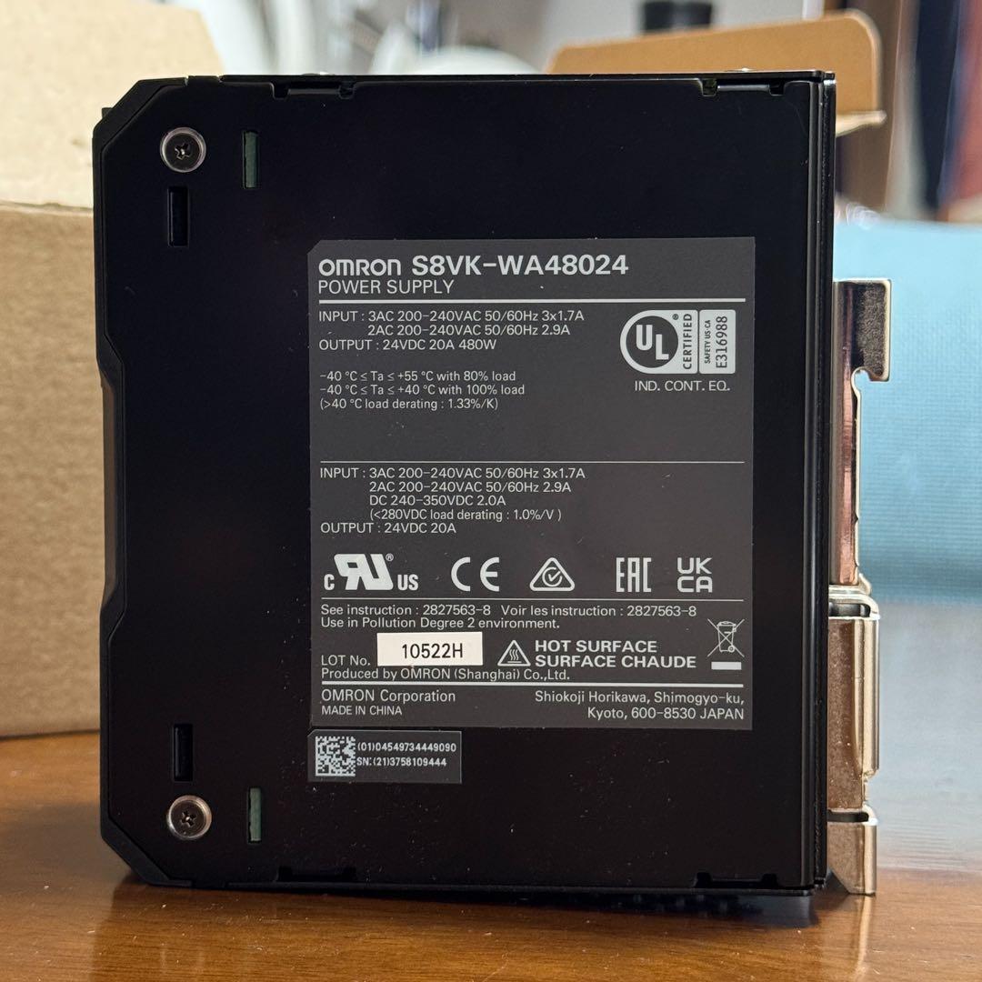 OMRON S8VK-WA48024 電源ユニット 480W