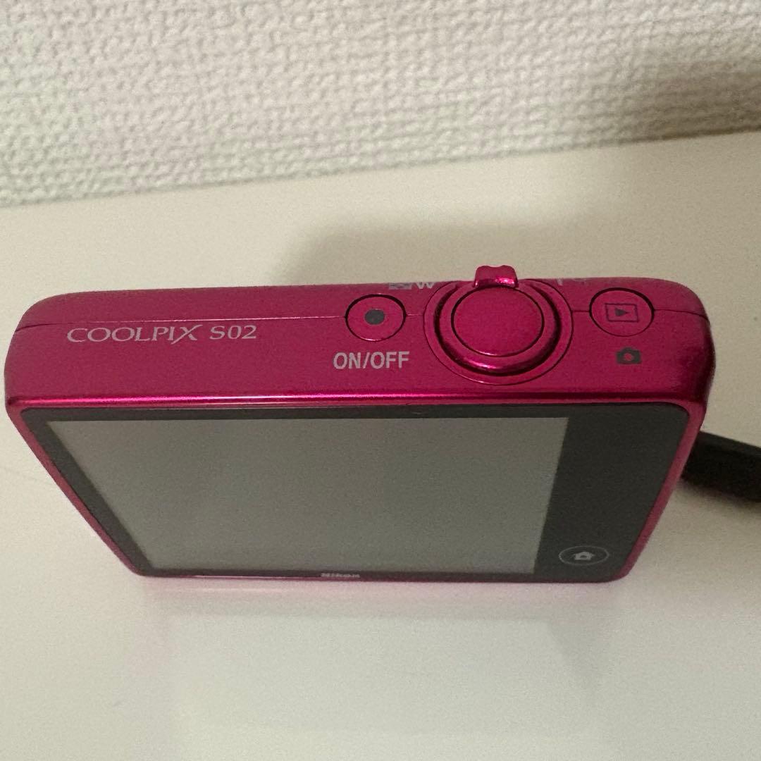 【美品・動作確認済】Nikon COOLPIX S02 ミニ　 デジカメ