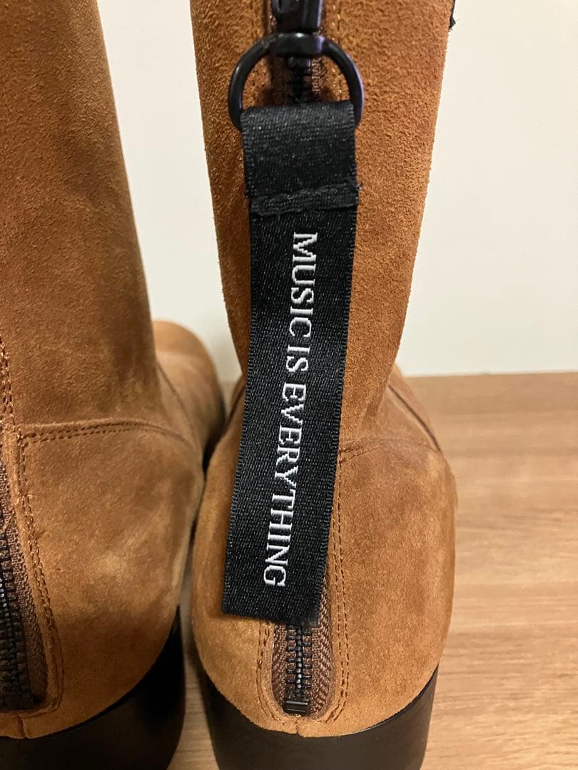 新品 RUDEGALLERY BACK ZIP BOOTS 箱付き