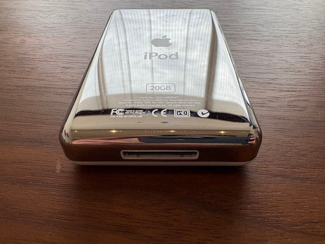 【希少】iPod 第3世代 20G バッテリー交換済み