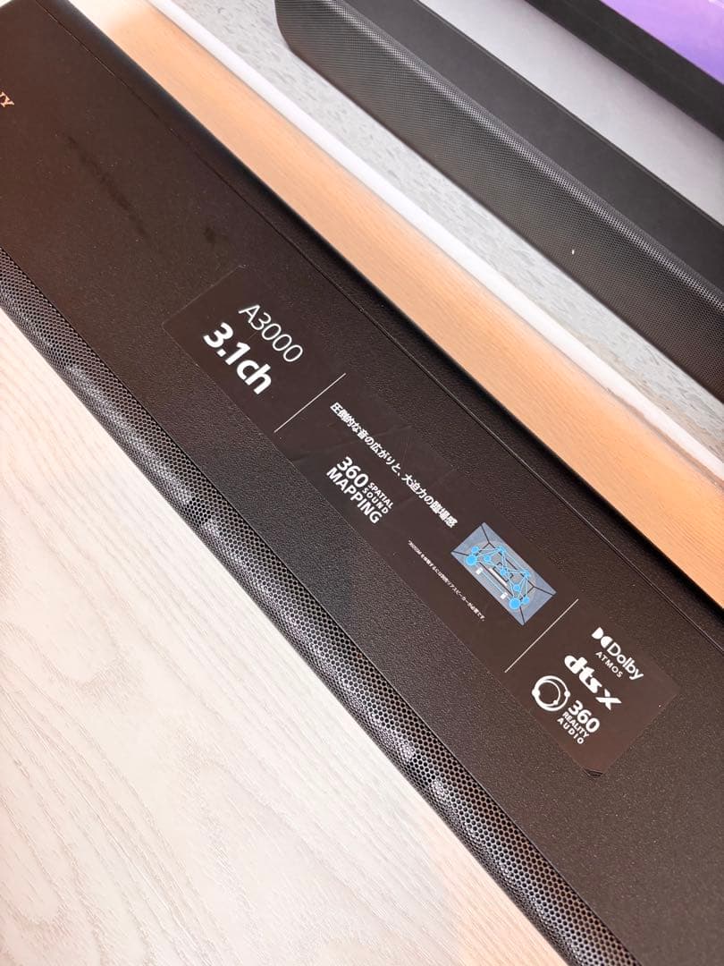 SONY A3000 3.1ch サウンドバー
