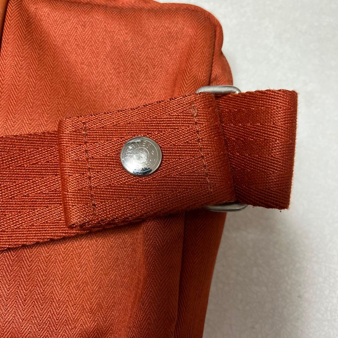 【エルメス】アカプルコ　サンチュール　オレンジ トワルシェブロン　ボディバック