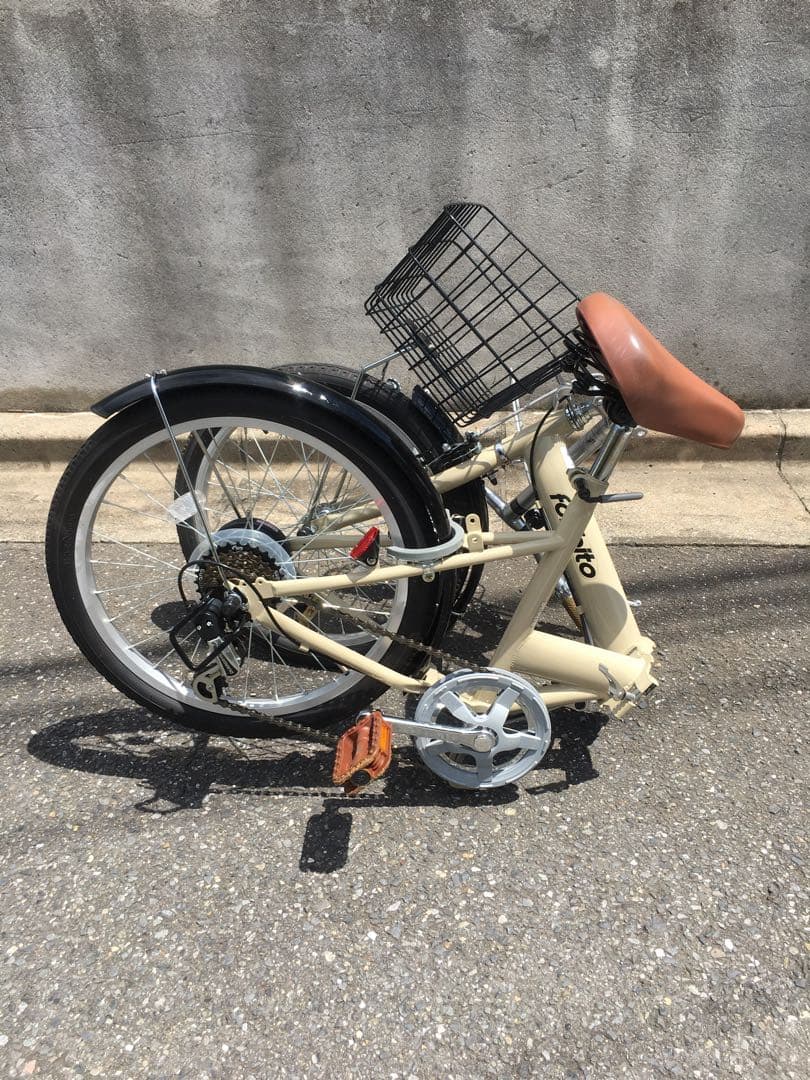 折りたたみ 自転車 ブラウン 茶色 20インチ 美品 綺麗 折り畳み 小径車