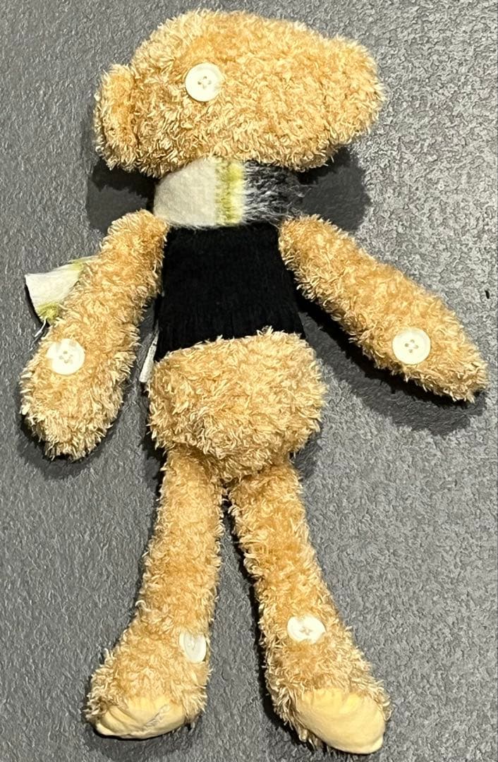 新品 13DE MARZO ジャケット チェック柄　テディベア付き フード付き