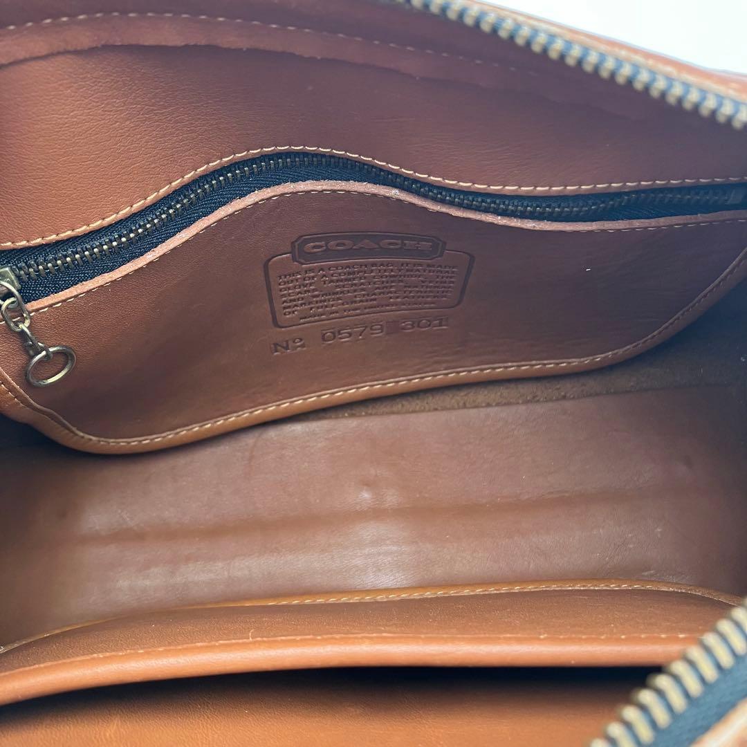 美品 オールドコーチ ミニボストン ハンドバッグ 2way ドーム型 USA製