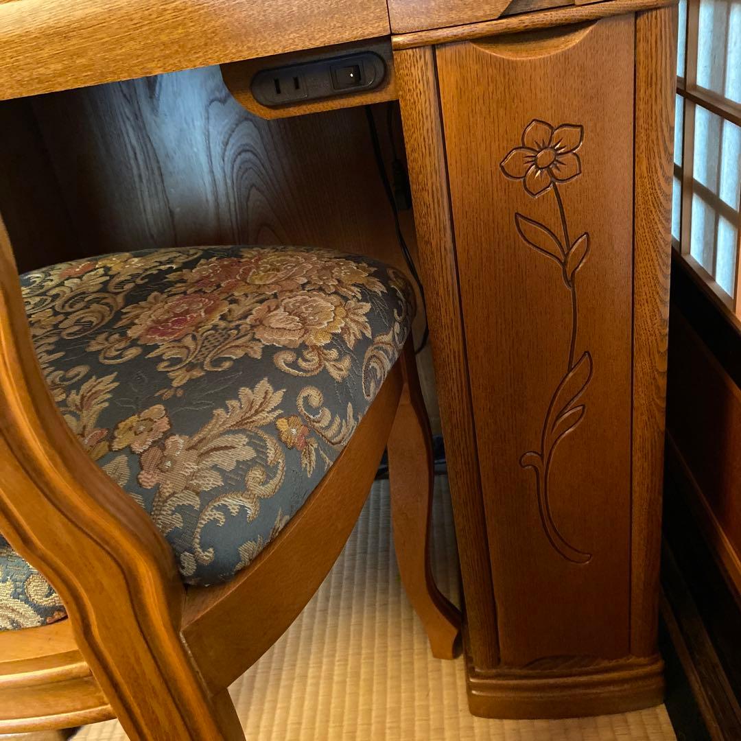 飛騨家具　ドレッサー　三面鏡　飛騨の匠　デザイン賞受賞