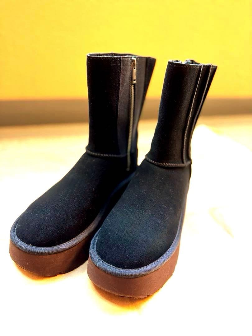 美品！　UGG アグ　ブラック ブーツ　24cm お値下げ