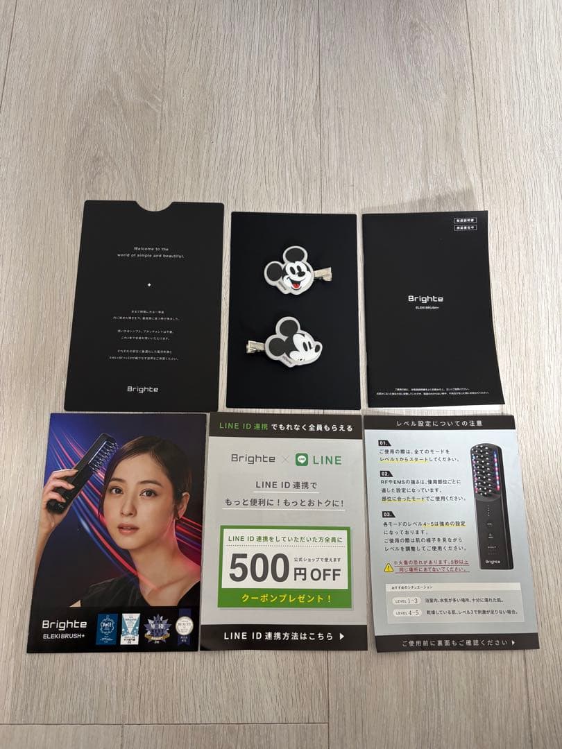 Brighte ELEKI BRUSH エレキブラシ 特別モデルミッキーマウス