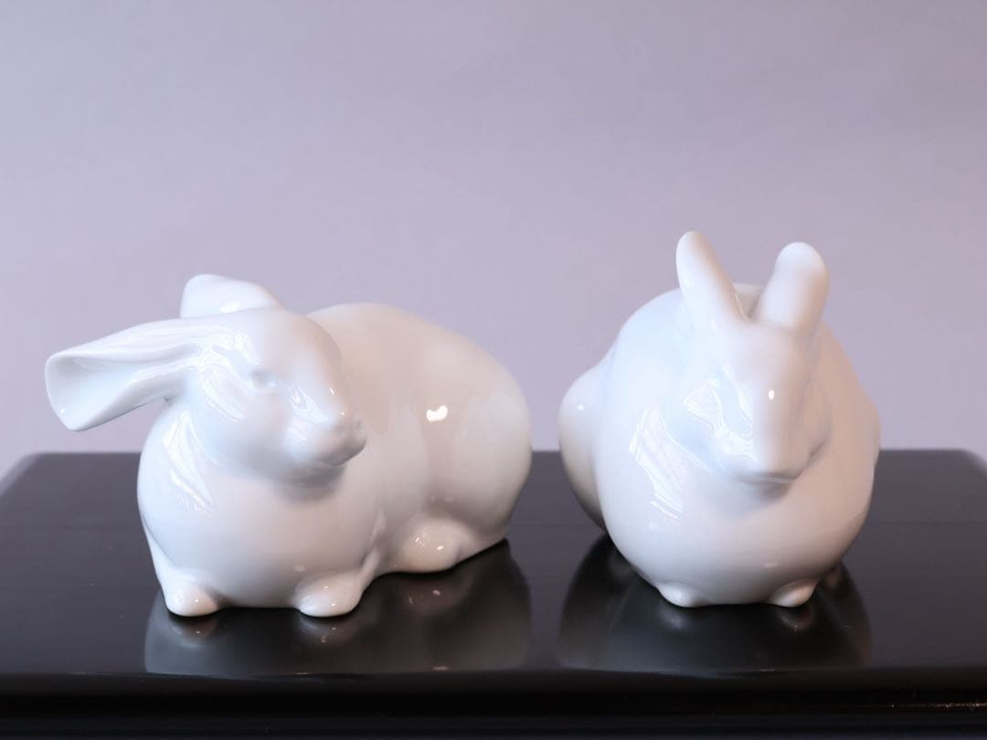大倉陶園 沼田一雅 双兎 Hand Decorated