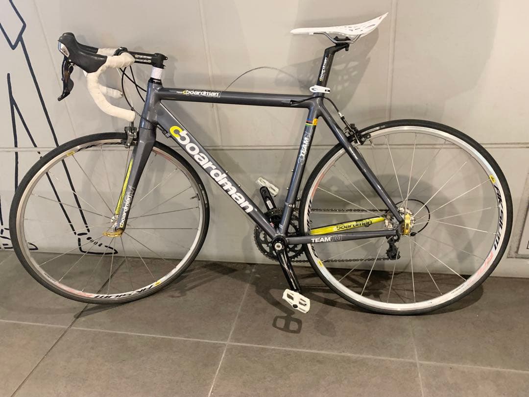 【送料込】英国ブランドbordmanロードバイク◆状態良！シマノ105