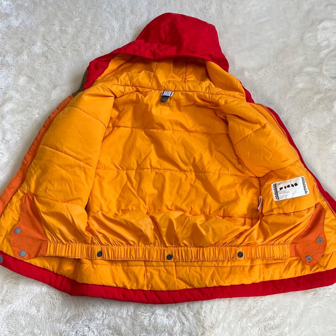 【美品✨】モンベル　mont-bell スキーウェア上下セット130 120 赤