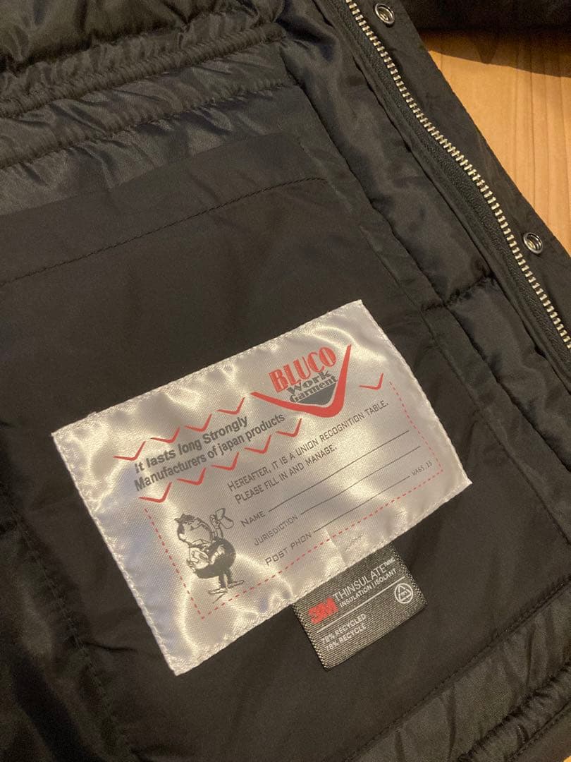 ブルコ★bluco★レーシングジャケット★ナイロンジャケット★中綿ジャケット★L