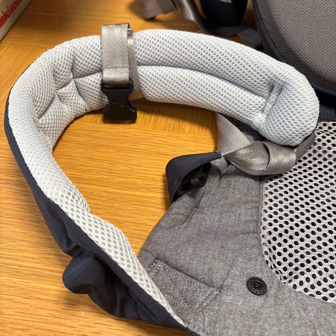 【美品】ミキハウス×POGNAE ベビーキャリア　ネイビー