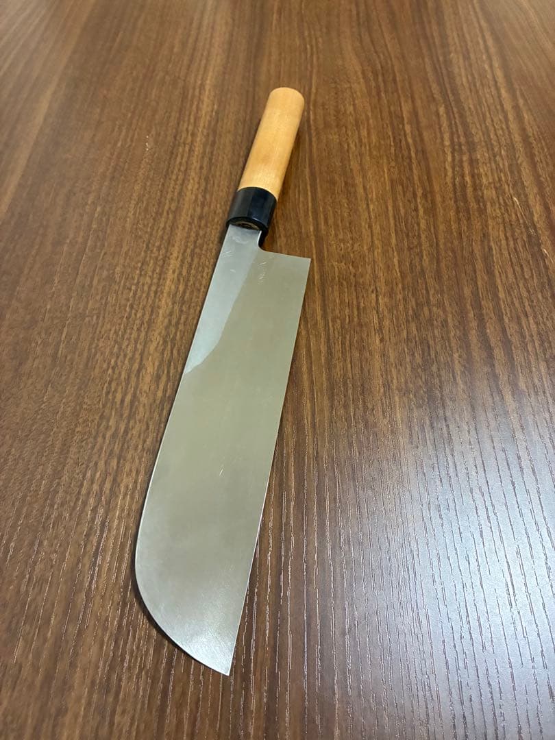 上製　鎌薄刃庖丁　7.5寸　有次　薄刃包丁