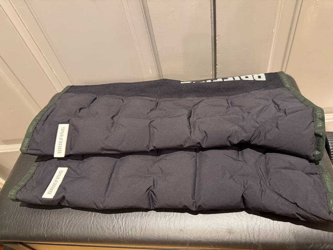 BRIEFING ブリーフィング　黒ブラック レッグウォーマー　美品